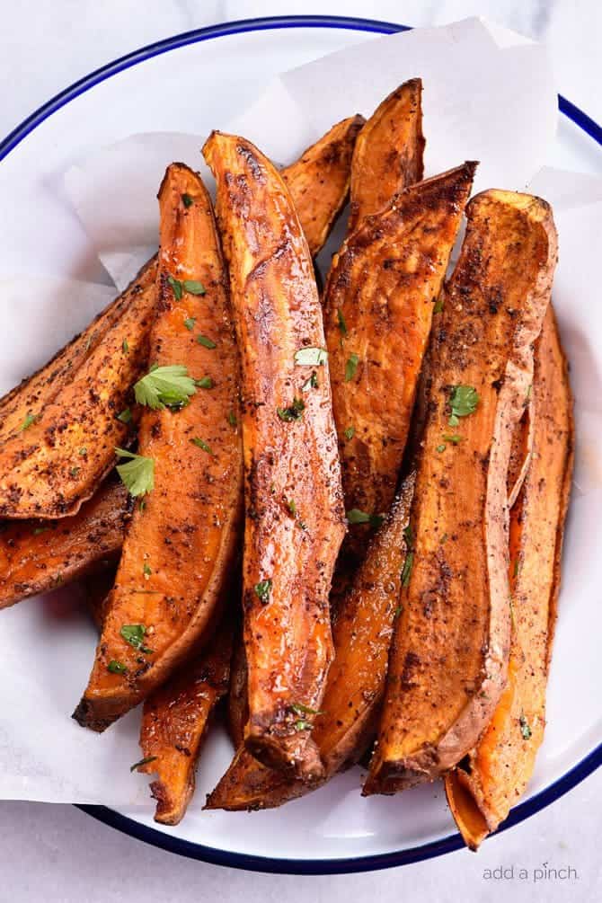 spicy roasted sweet potato wedges recipe - Article 1
